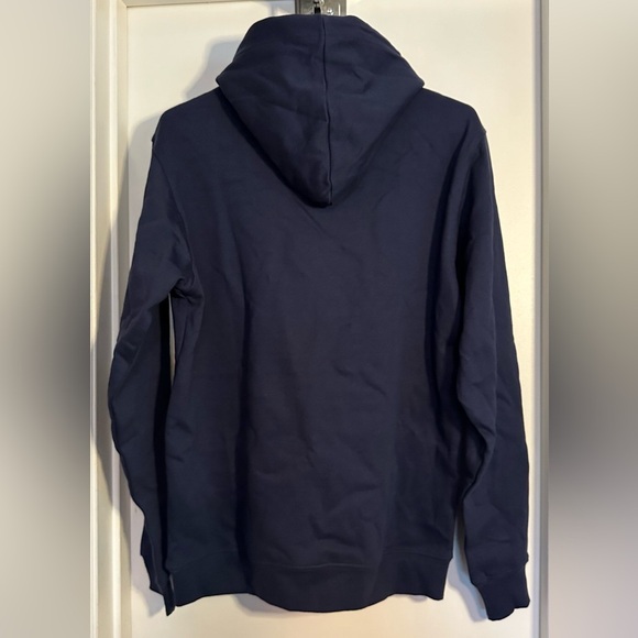 NWT Embrace by Dedicated Happiness Comes in Waves Navy Graphic Hoodie Small - Picture 3 of 7